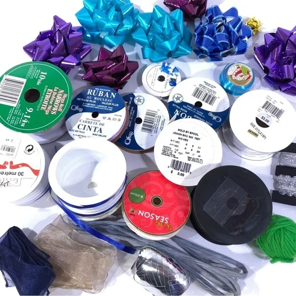 Random Ribbon & Curling Ribbon Lot - Picture 4 of 4